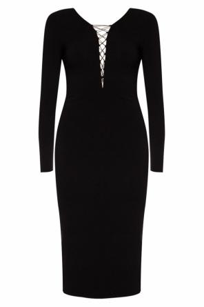 Lace-up collar dress, zdjęcie 1 Lace-up collar dress od T by Alexander Wang